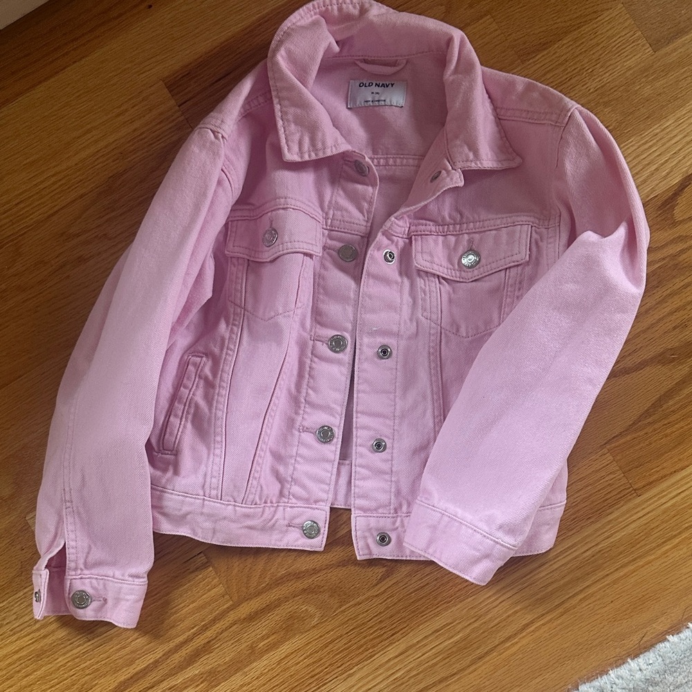 Old Navy Light Pink Kids Jean Jacket